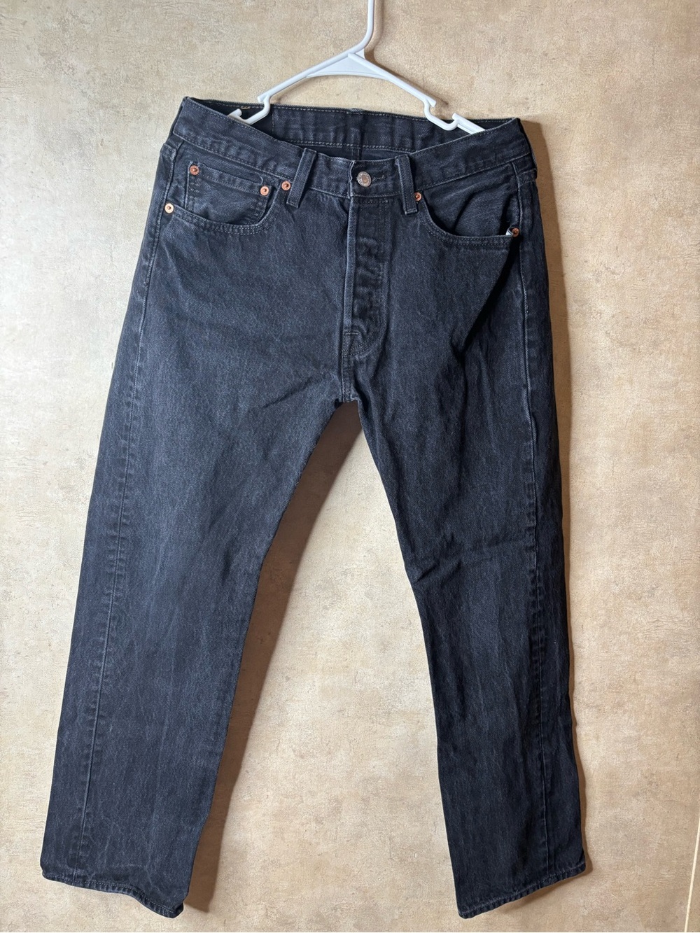 Levi's Black Straight-Leg Men's Jeans